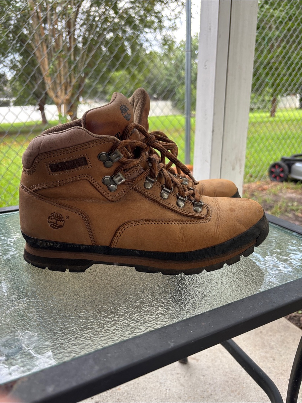 Timberland 95103 Euro Hiker Mid Gore-Tex Waterproof Brown Leather Hiking Boots